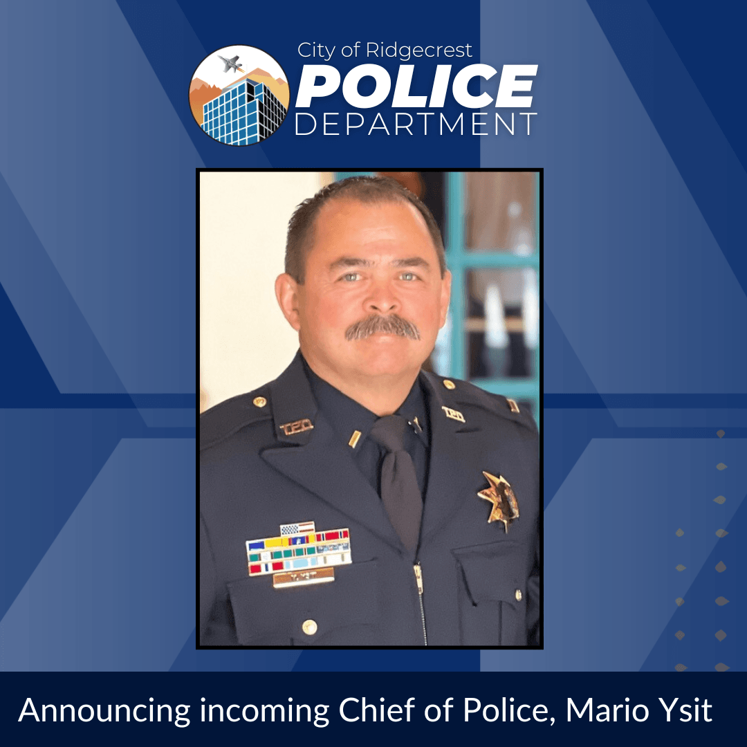 Announcing Incoming Chief Mario Ysit
